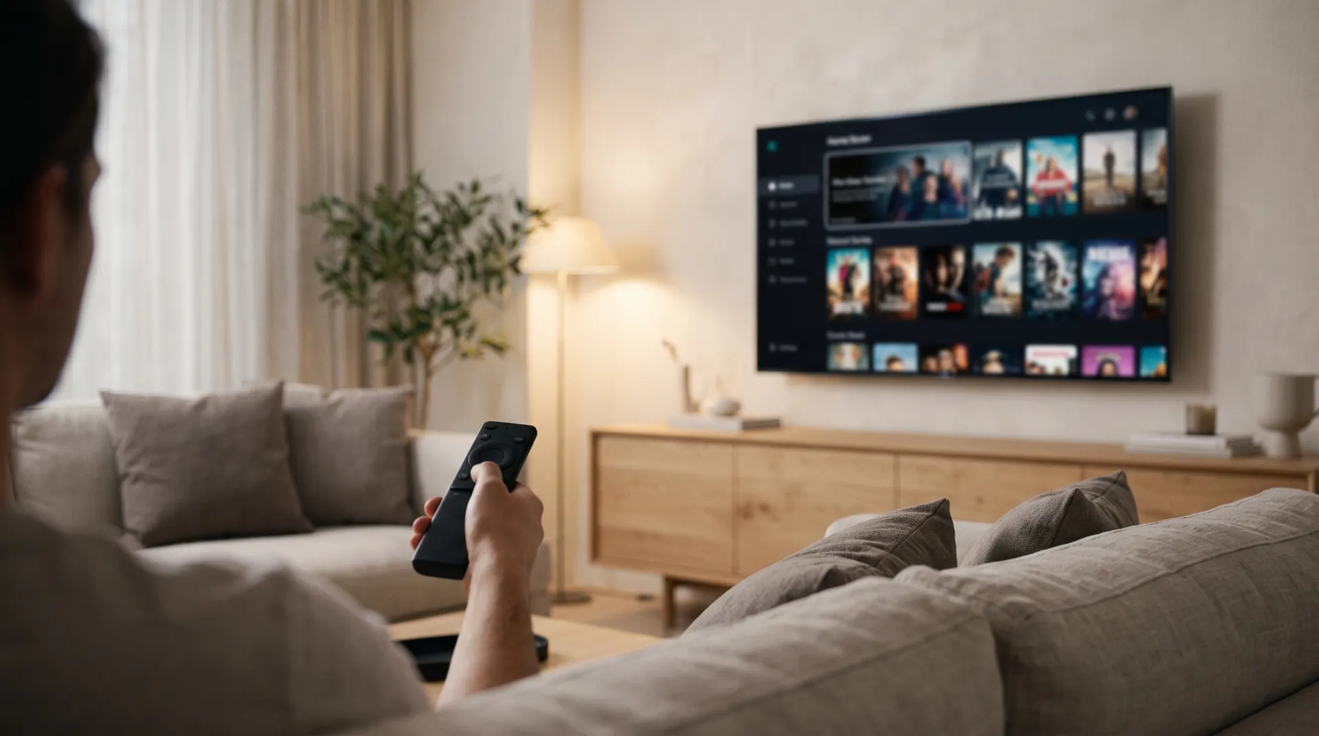 IPTV Smarters Pro auf dem Fernseher: Film- und Serienübersicht, Bedienung mit der Fernbedienung